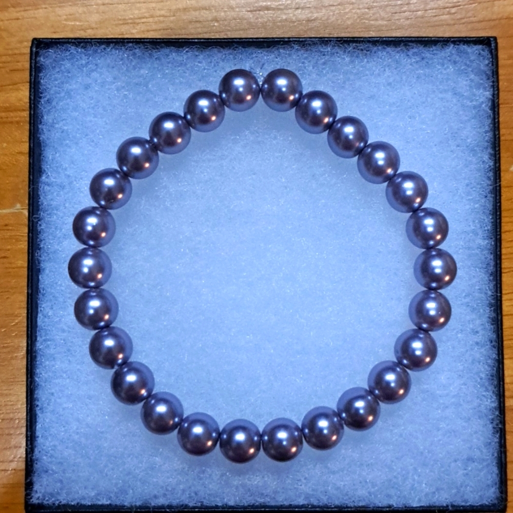 Violet Pearl Bracelet